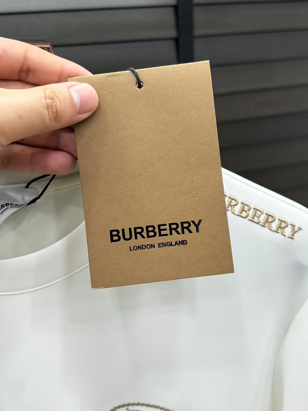 Burberry Hoodie Cotton Black Fleece Lined S-m-l-xl