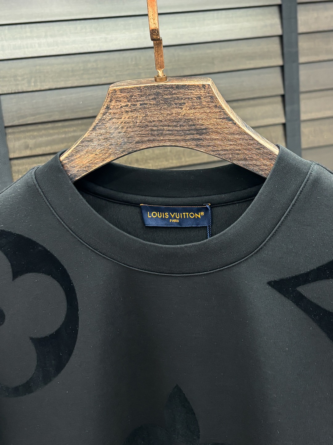 Louis Vuitton Hoodie Cotton Black Fleece Lined S-m-l-xl