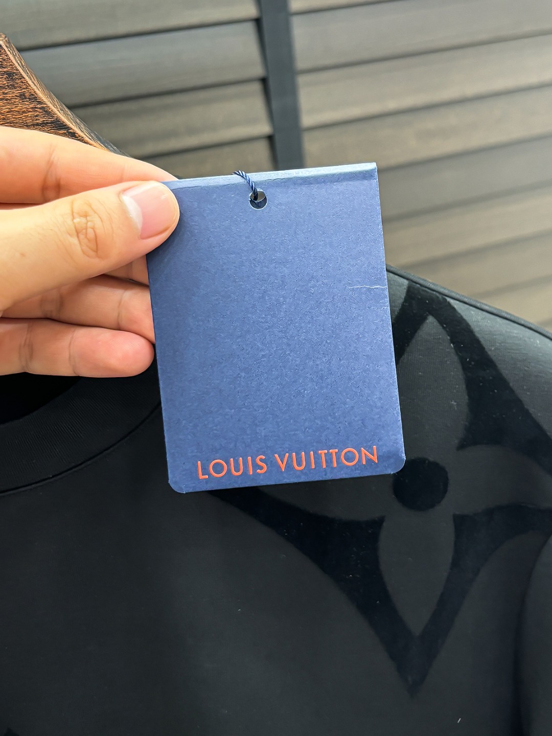 Louis Vuitton Hoodie Cotton Black Fleece Lined S-m-l-xl