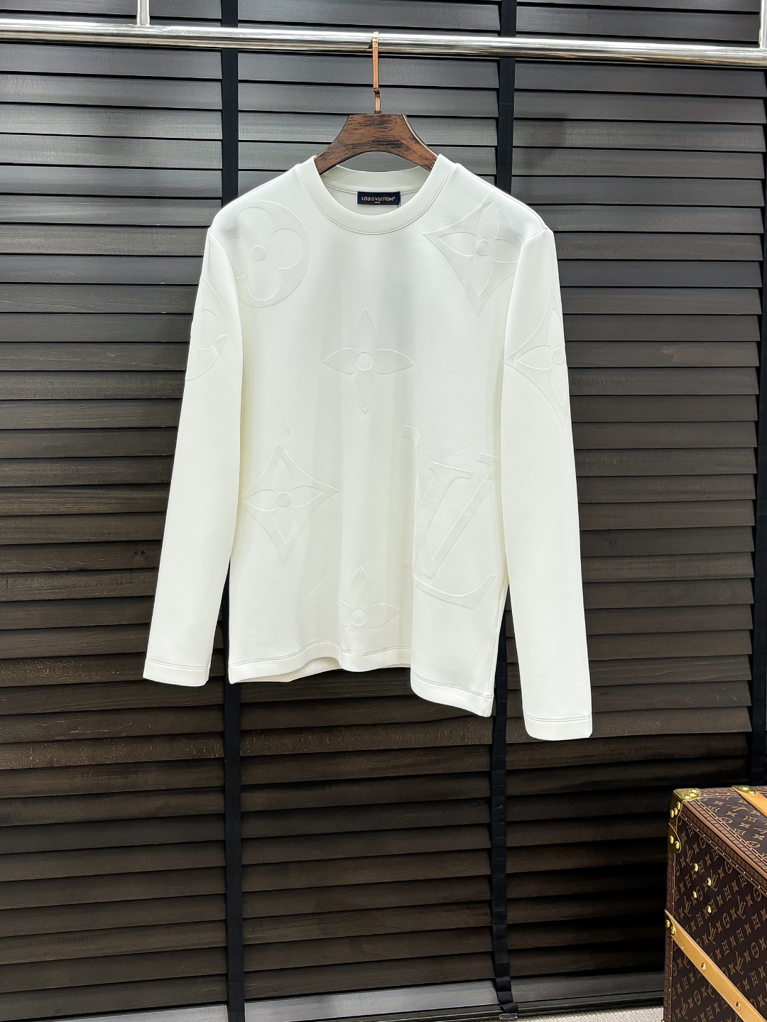 Louis Vuitton Hoodie Cotton Black Fleece Lined S-m-l-xl