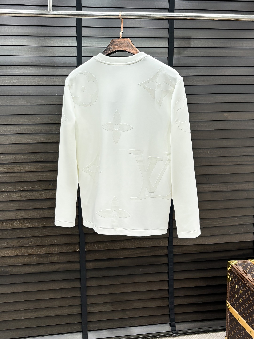 Louis Vuitton Hoodie Cotton Black Fleece Lined S-m-l-xl