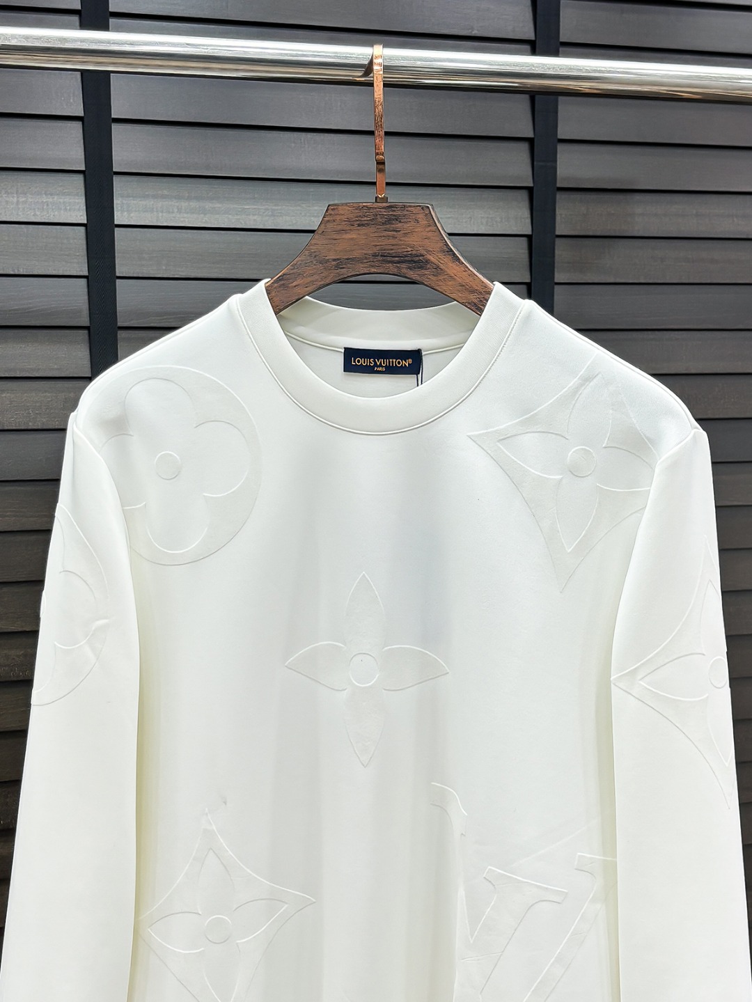 Louis Vuitton Hoodie Cotton Black Fleece Lined S-m-l-xl