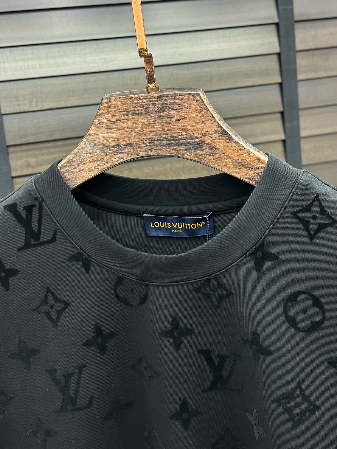 Louis Vuitton Hoodie Cotton Black Fleece Lined S-m-l-xl
