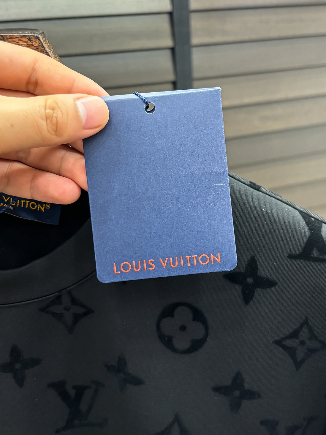 Louis Vuitton Hoodie Cotton Black Fleece Lined S-m-l-xl