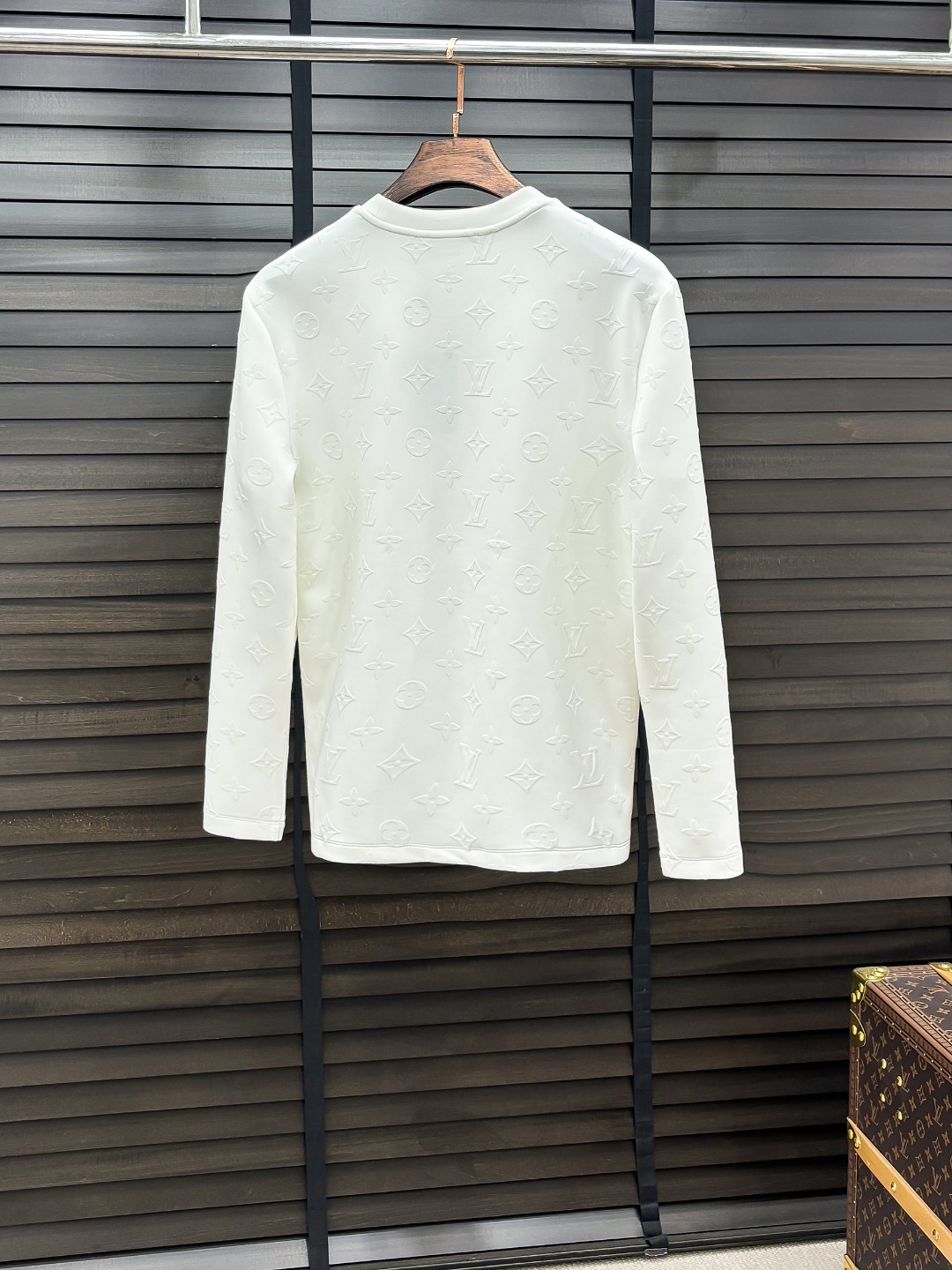 Louis Vuitton Hoodie Cotton Black Fleece Lined S-m-l-xl