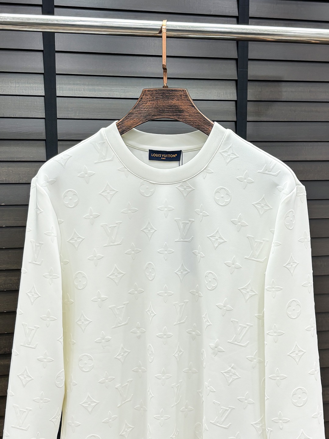 Louis Vuitton Hoodie Cotton Black Fleece Lined S-m-l-xl