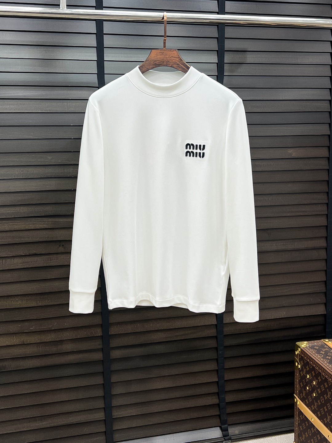 Miu Miu Hoodie Cotton Black Fleece Lined S-m-l-xl