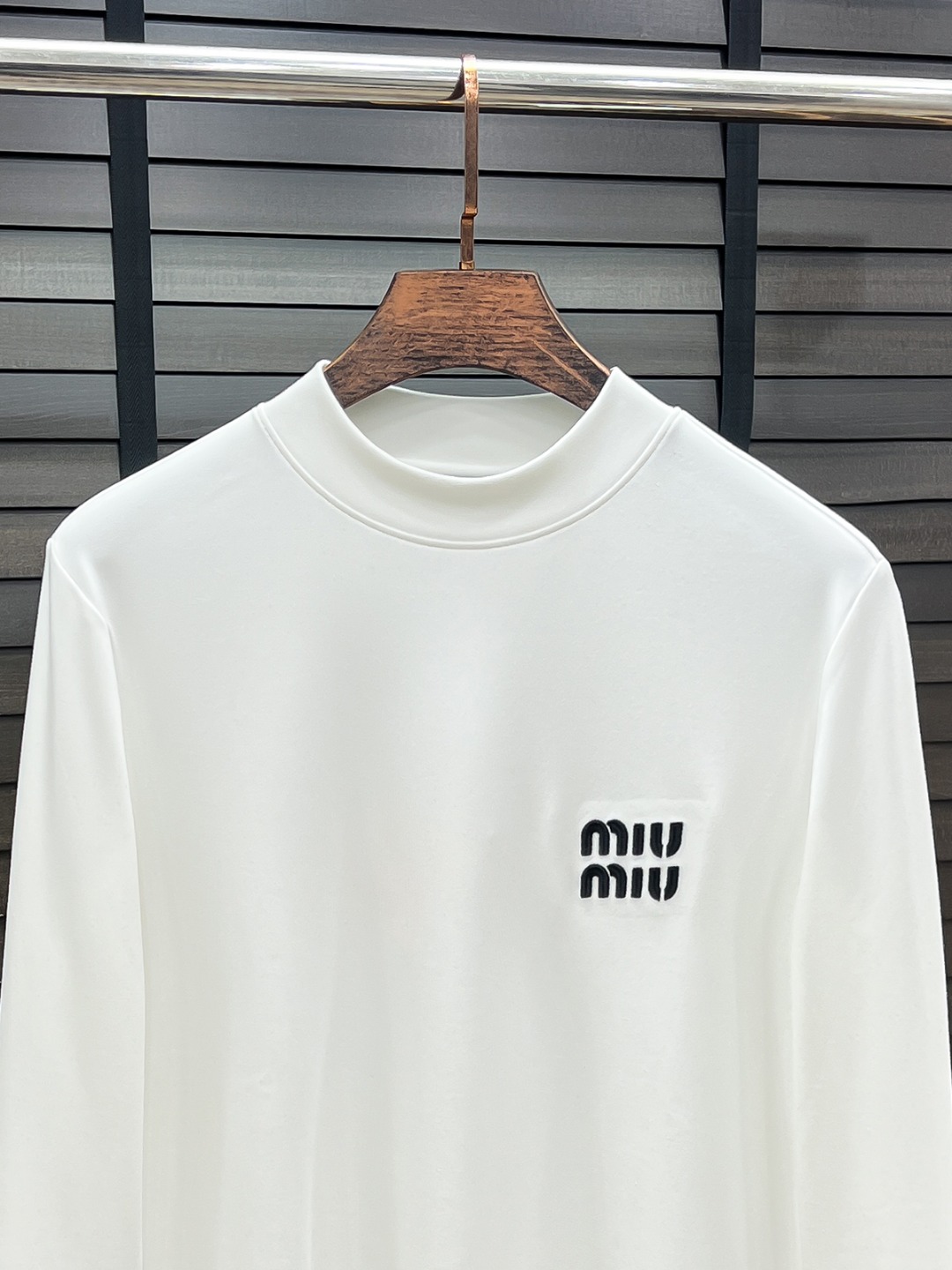 Miu Miu Hoodie Cotton Black Fleece Lined S-m-l-xl