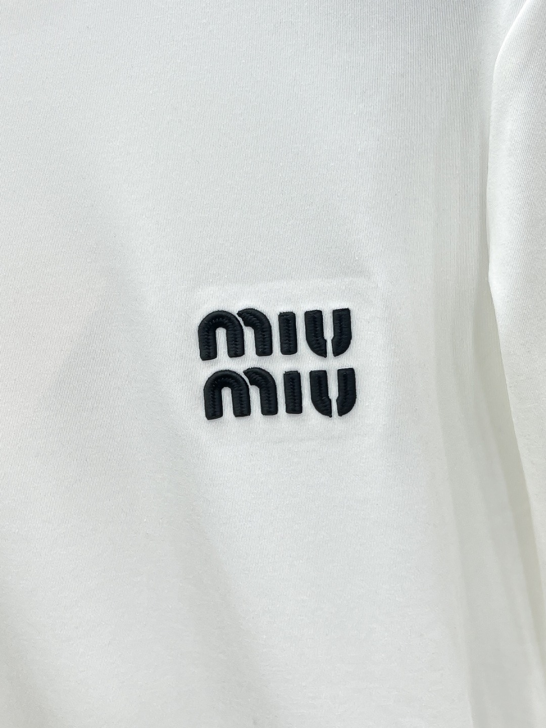 Miu Miu Hoodie Cotton Black Fleece Lined S-m-l-xl