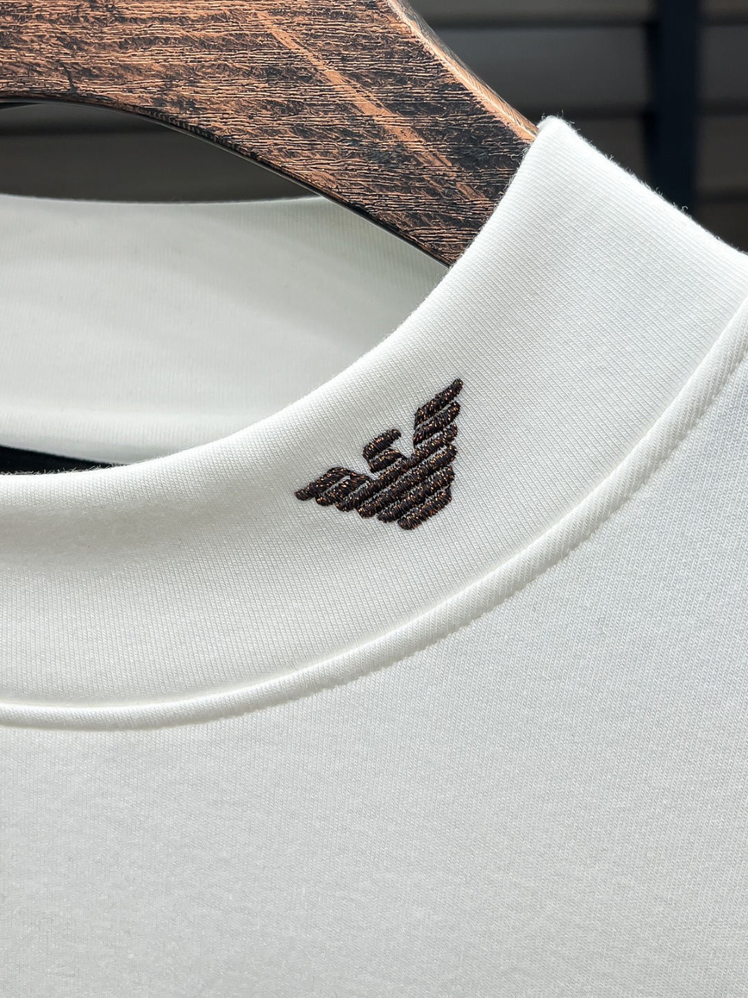 Armani Hoodie Cotton Black Fleece Lined S-m-l-xl