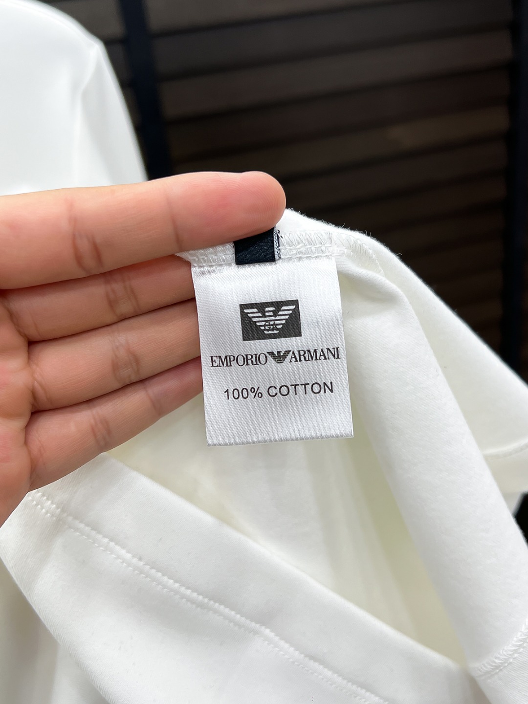 Armani Hoodie Cotton Black Fleece Lined S-m-l-xl