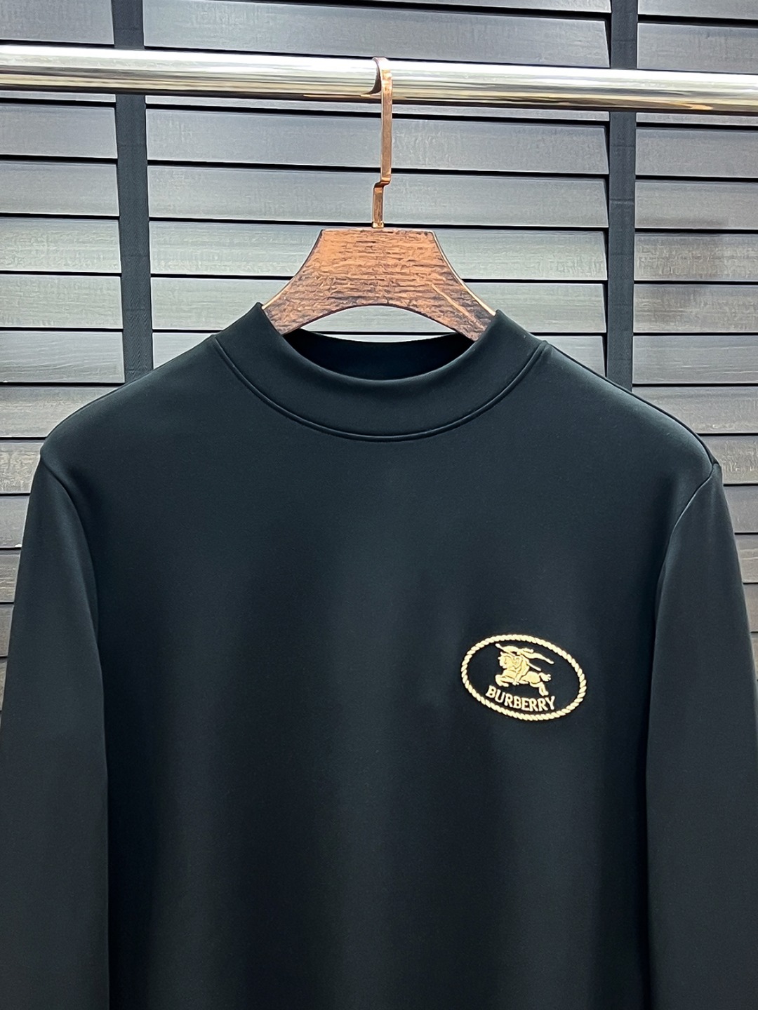 Burberry Hoodie Cotton Black Fleece Lined S-m-l-xl