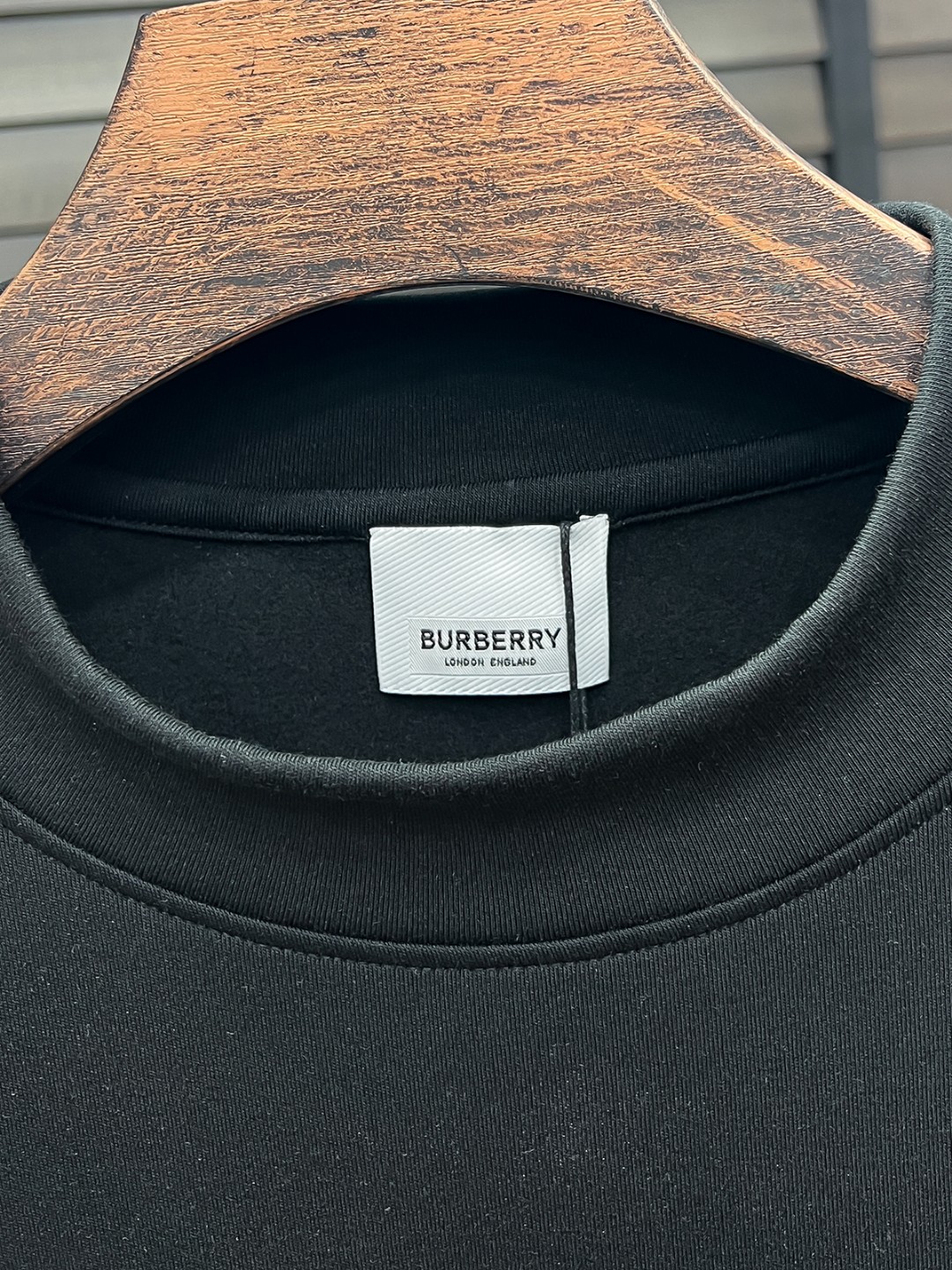 Burberry Hoodie Cotton Black Fleece Lined S-m-l-xl
