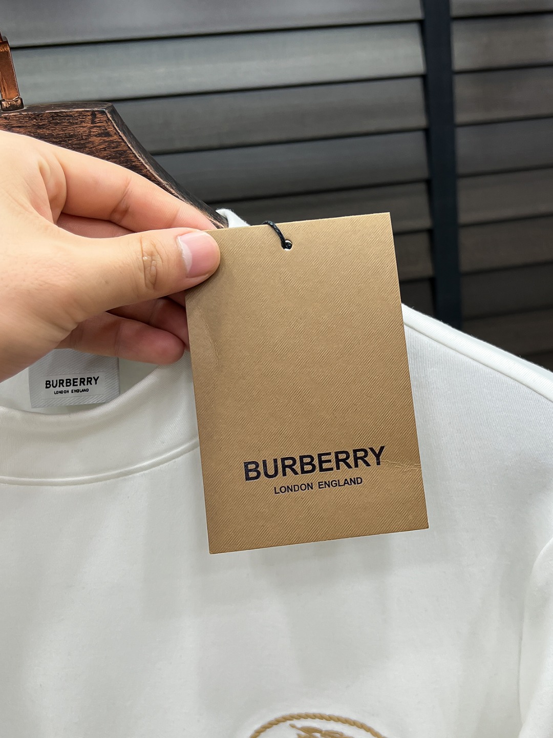 Burberry Hoodie Cotton Black Fleece Lined S-m-l-xl