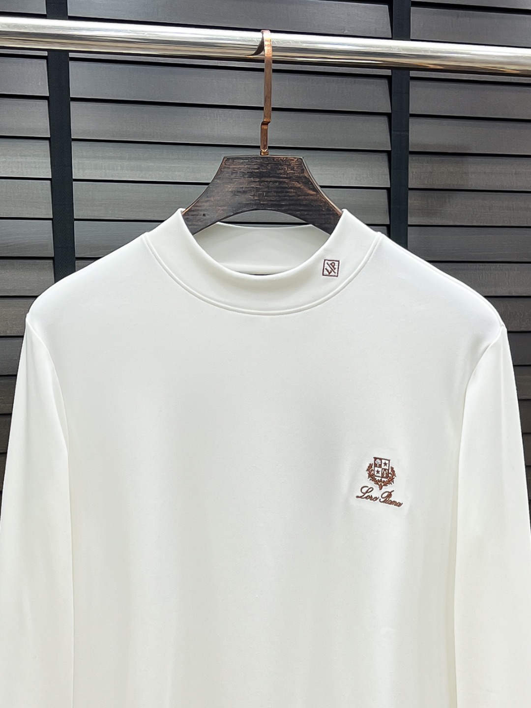 Loro Piana Hoodie Cotton Black Fleece Lined S-m-l-xl