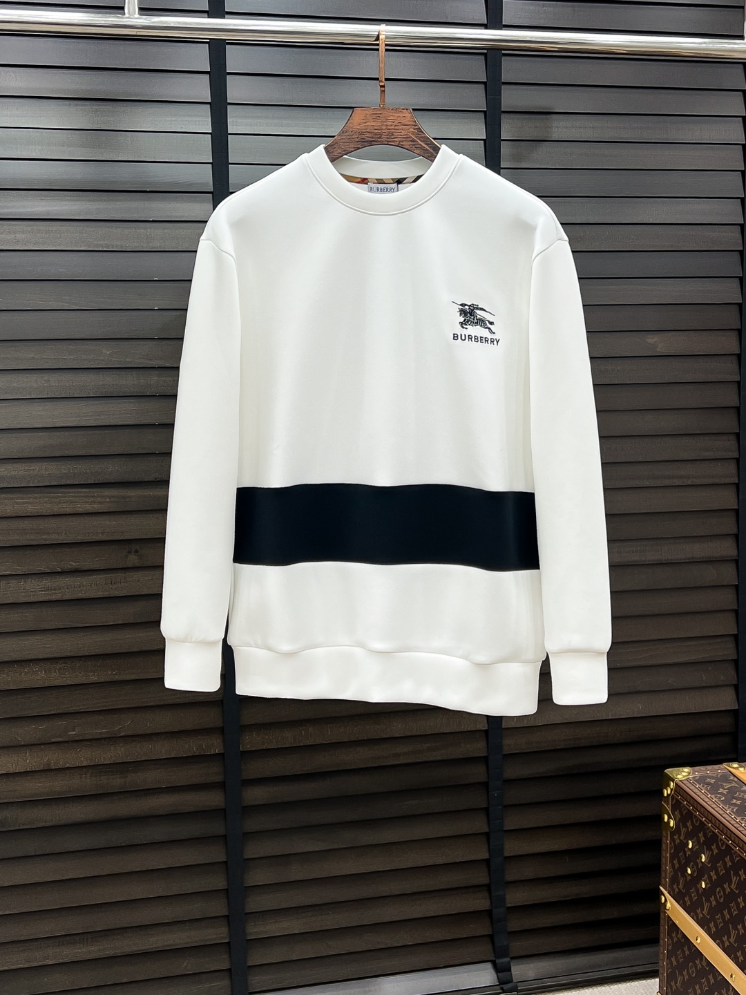 Burberry Couple Hoodie Cotton Black S-m-l-xl