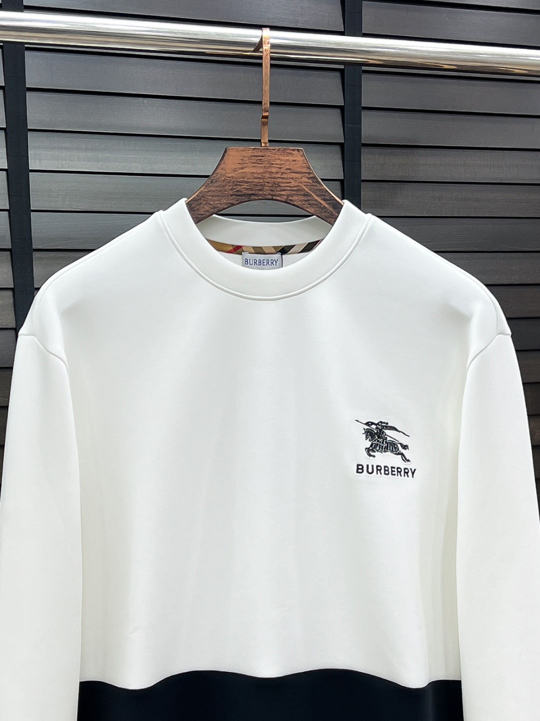 Burberry Couple Hoodie Cotton Black S-m-l-xl