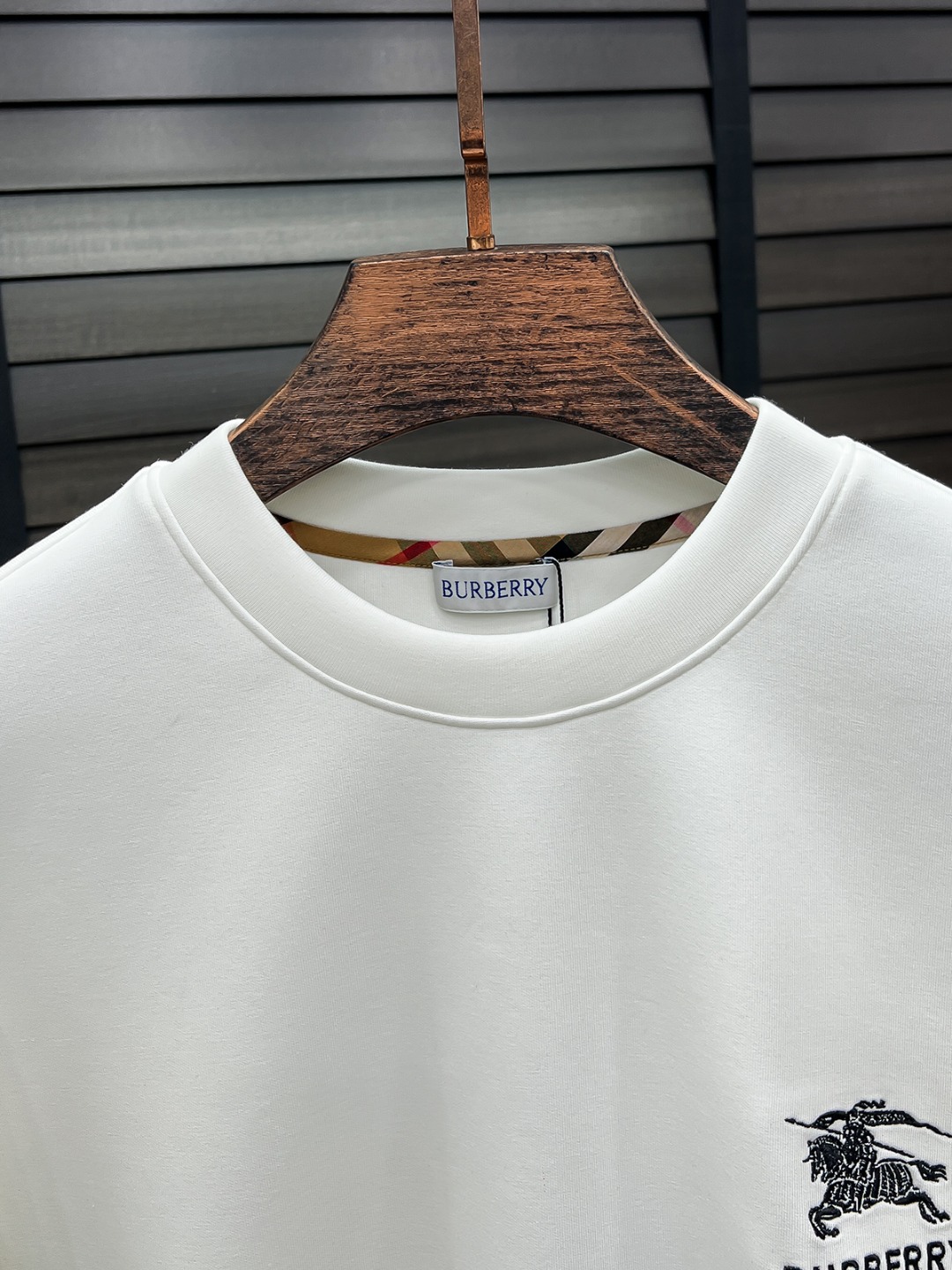 Burberry Couple Hoodie Cotton Black S-m-l-xl