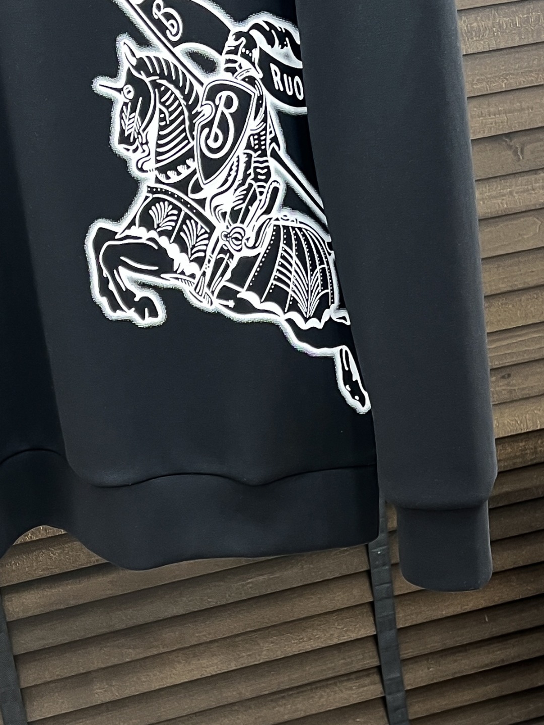 Burberry Couple Hoodie Cotton Black S-m-l-xl