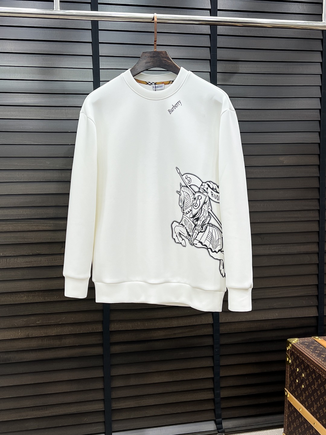 Burberry Couple Hoodie Cotton Black S-m-l-xl