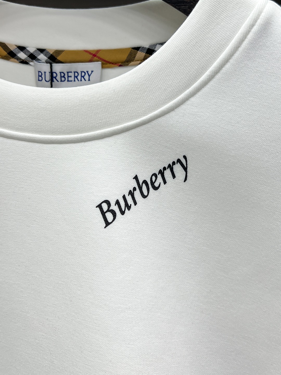 Burberry Couple Hoodie Cotton Black S-m-l-xl