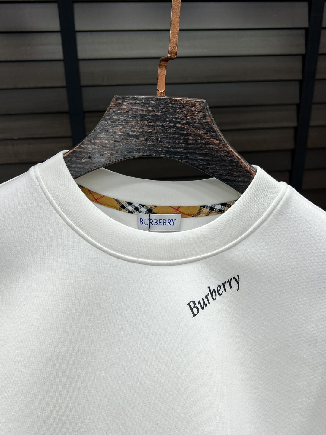 Burberry Couple Hoodie Cotton Black S-m-l-xl