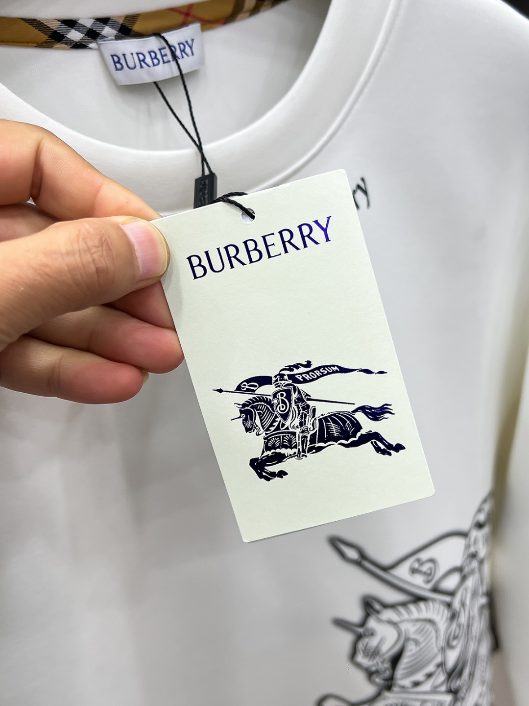 Burberry Couple Hoodie Cotton Black S-m-l-xl