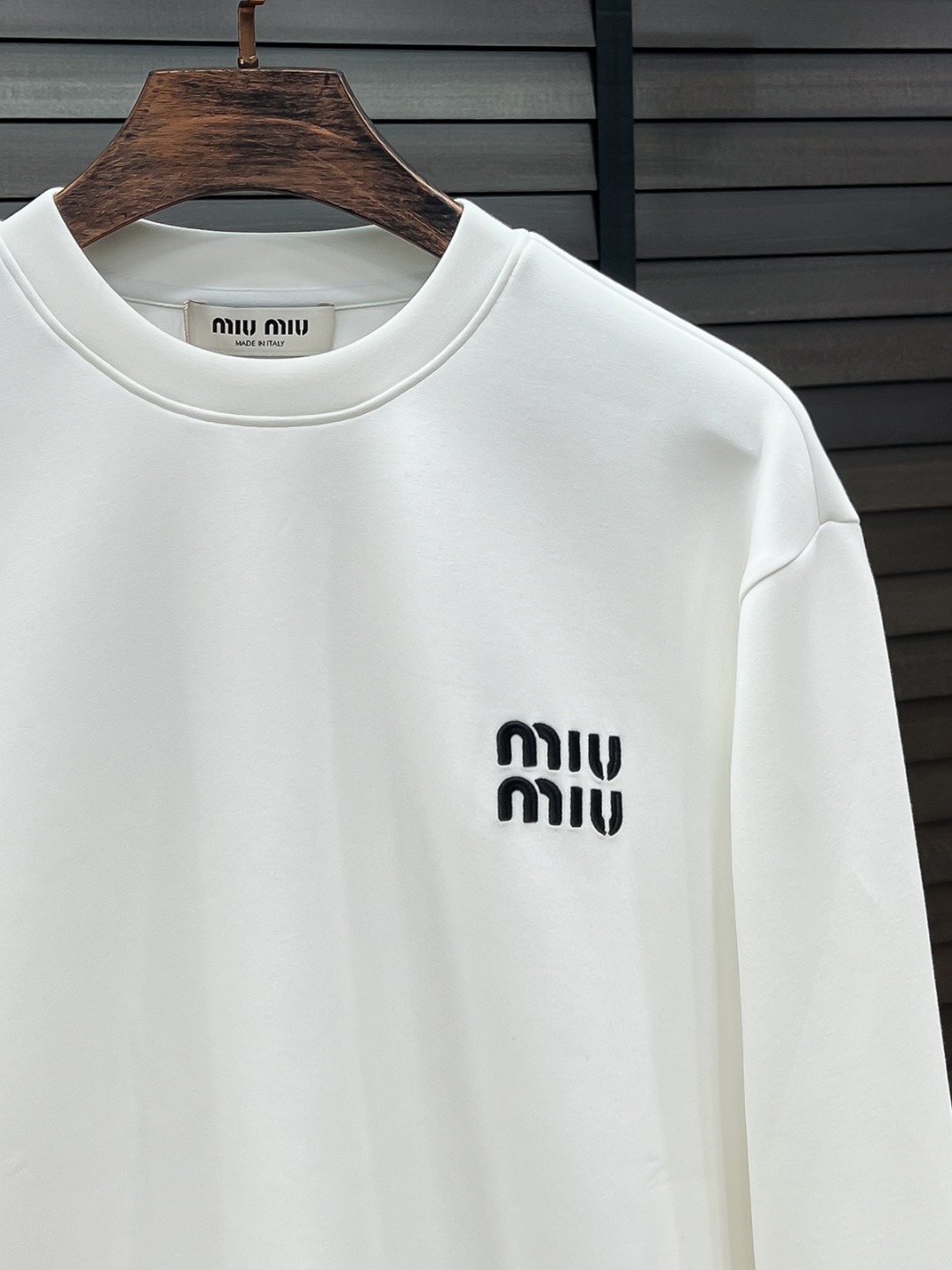 Miu Miu Couple Hoodie Cotton Black S-m-l-xl