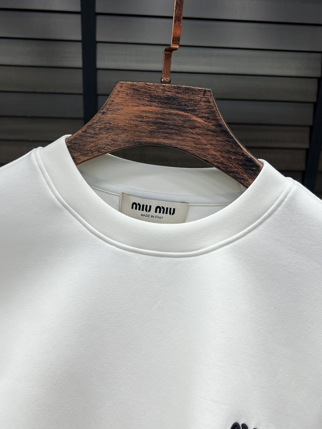 Miu Miu Couple Hoodie Cotton Black S-m-l-xl