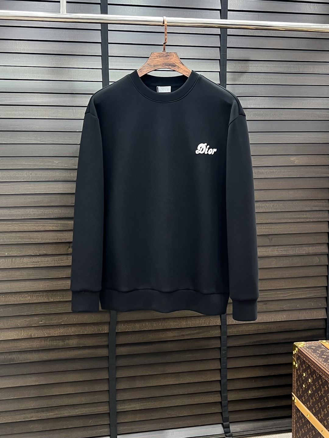Dior Couple Hoodie Cotton Black S-m-l-xl
