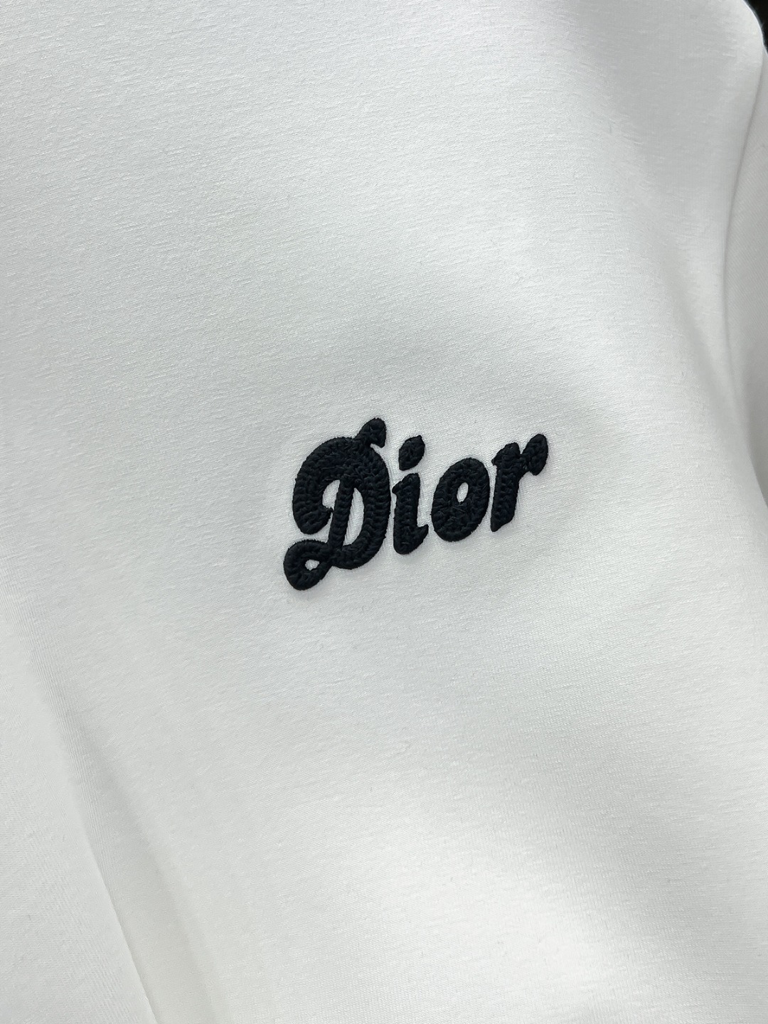 Dior Couple Hoodie Cotton Black S-m-l-xl
