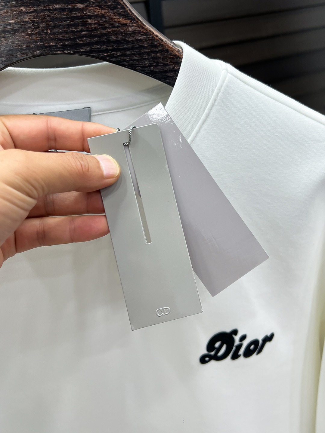 Dior Couple Hoodie Cotton Black S-m-l-xl