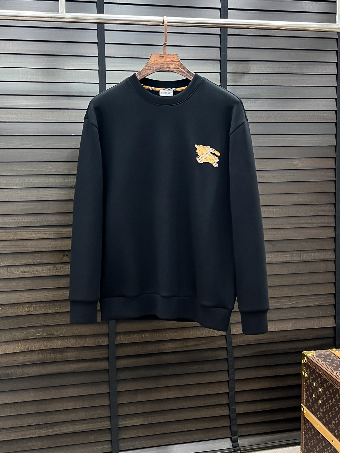 Burberry Couple Hoodie Cotton Black S-m-l-xl