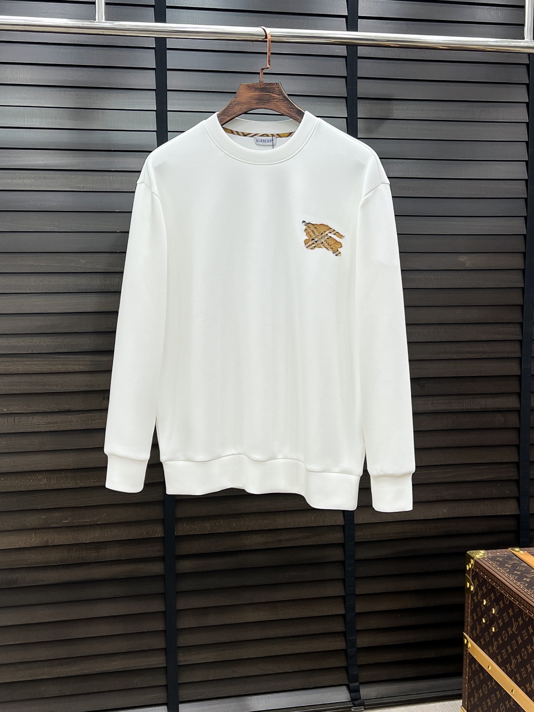 Burberry Couple Hoodie Cotton Black S-m-l-xl