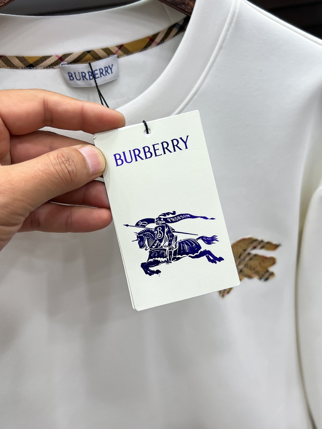 Burberry Couple Hoodie Cotton Black S-m-l-xl