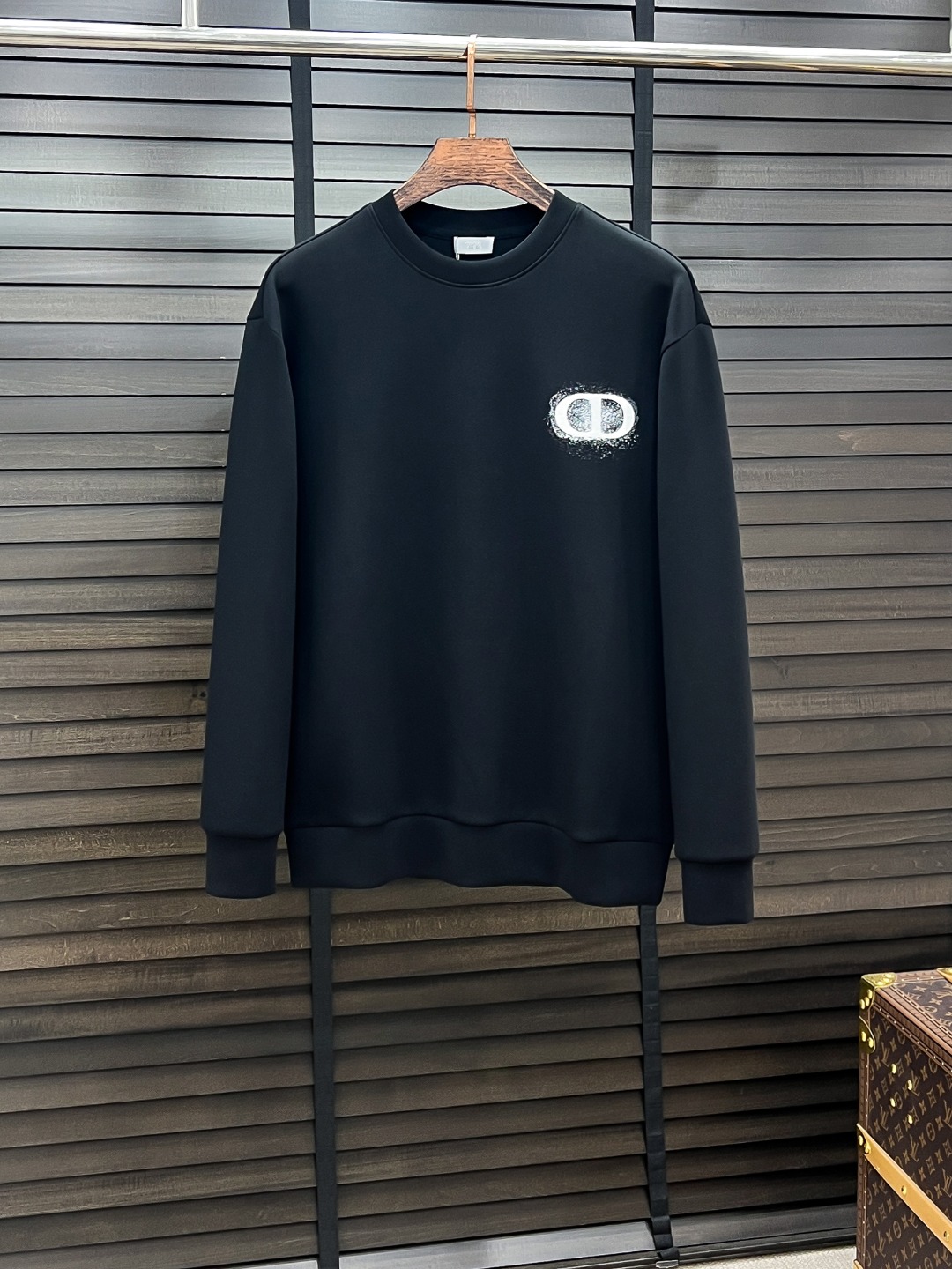 Dior Couple Hoodie Cotton Black S-m-l-xl