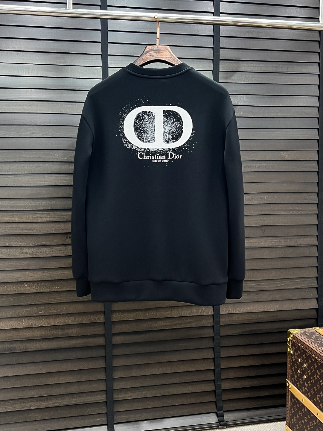 Dior Couple Hoodie Cotton Black S-m-l-xl
