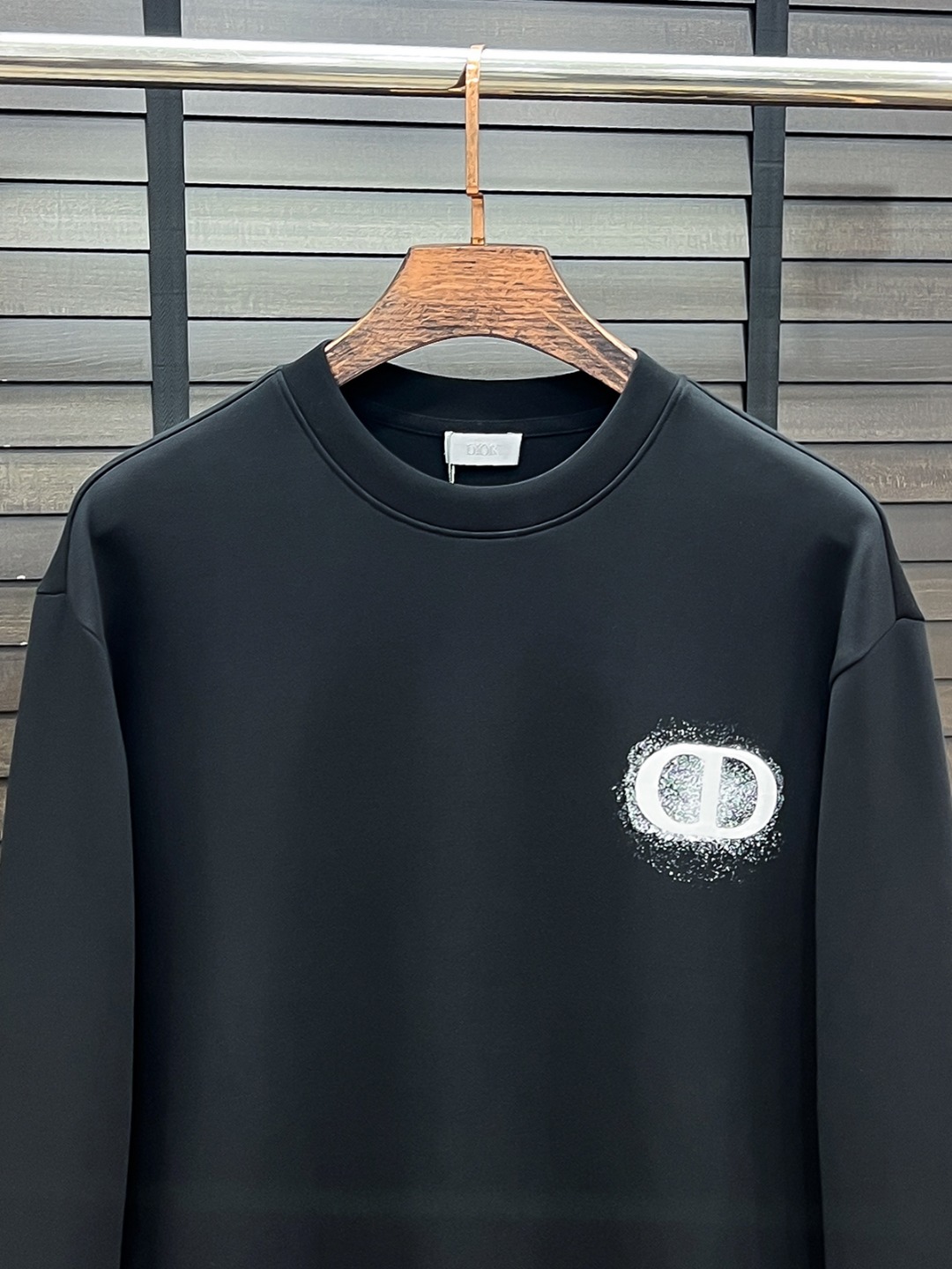 Dior Couple Hoodie Cotton Black S-m-l-xl