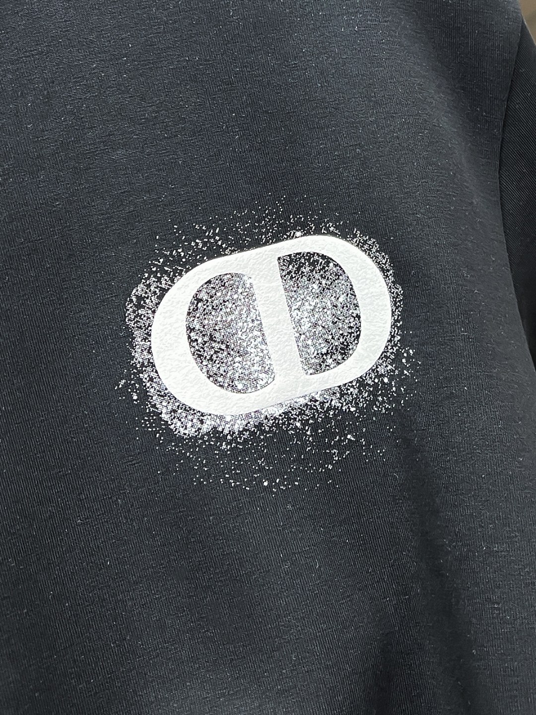 Dior Couple Hoodie Cotton Black S-m-l-xl