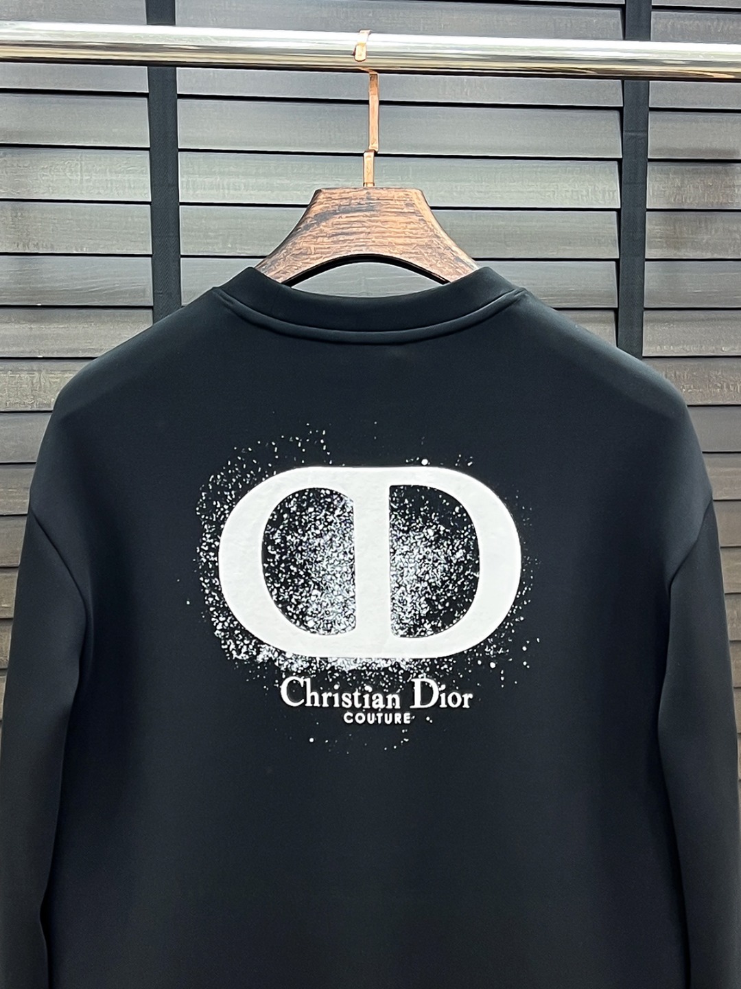 Dior Couple Hoodie Cotton Black S-m-l-xl