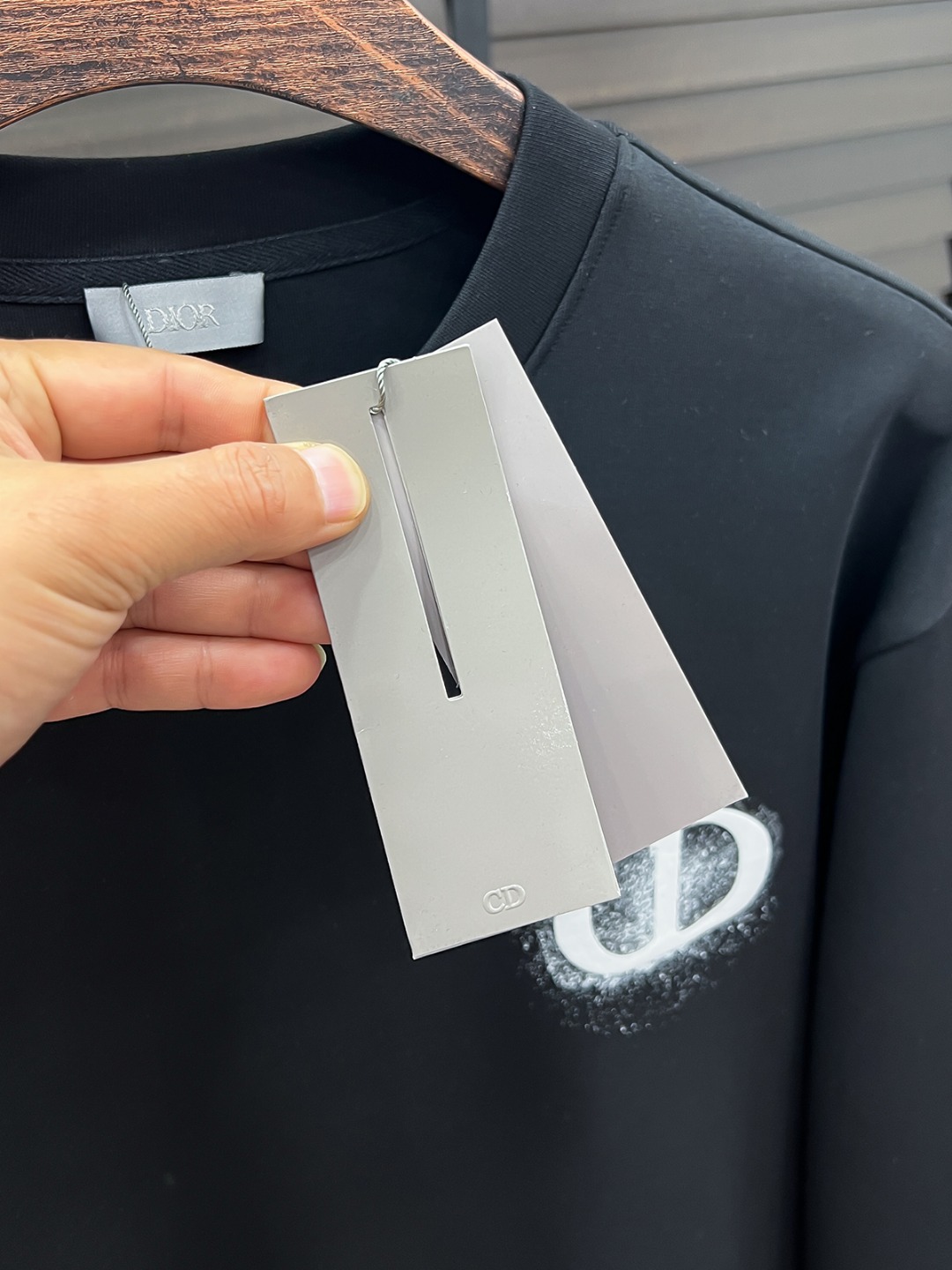 Dior Couple Hoodie Cotton Black S-m-l-xl