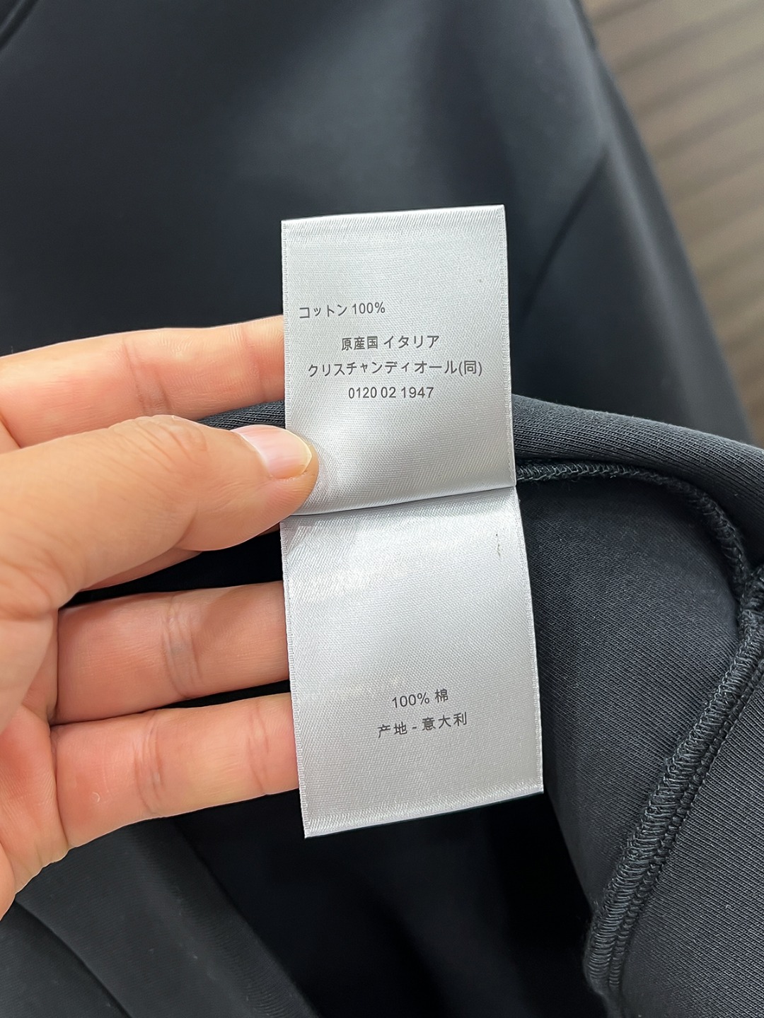 Dior Couple Hoodie Cotton Black S-m-l-xl