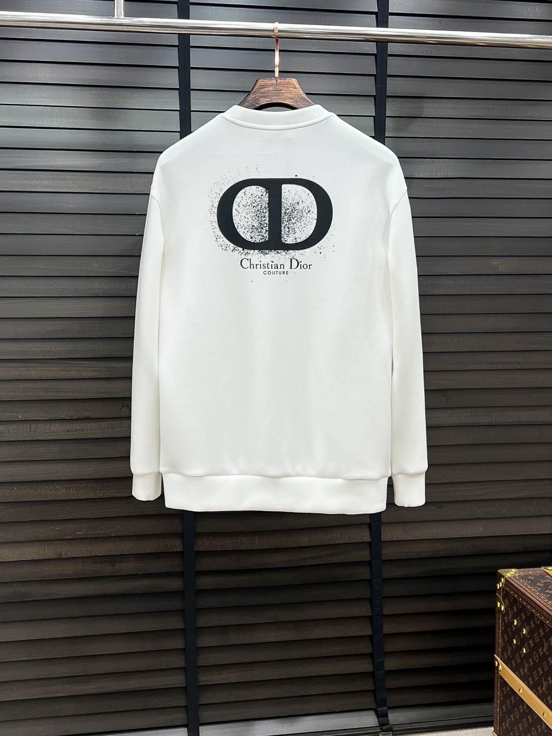 Dior Couple Hoodie Cotton Black S-m-l-xl