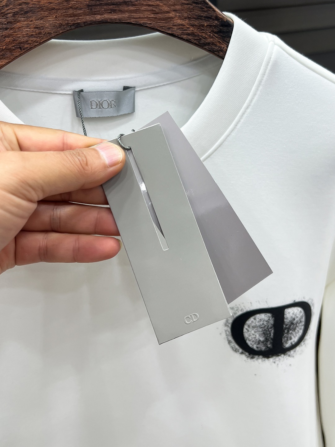 Dior Couple Hoodie Cotton Black S-m-l-xl