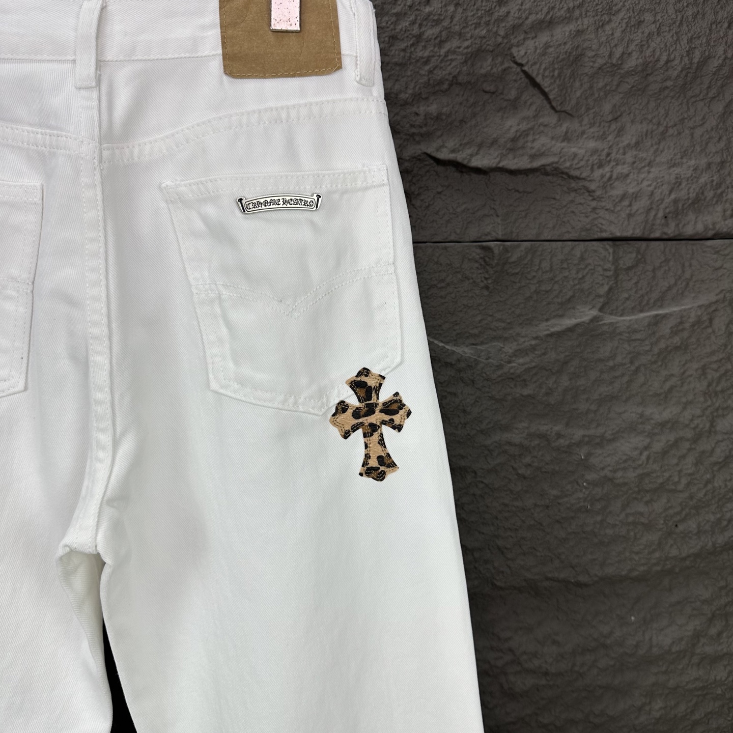 Chrome Hearts Couple Jeans White Couple Style