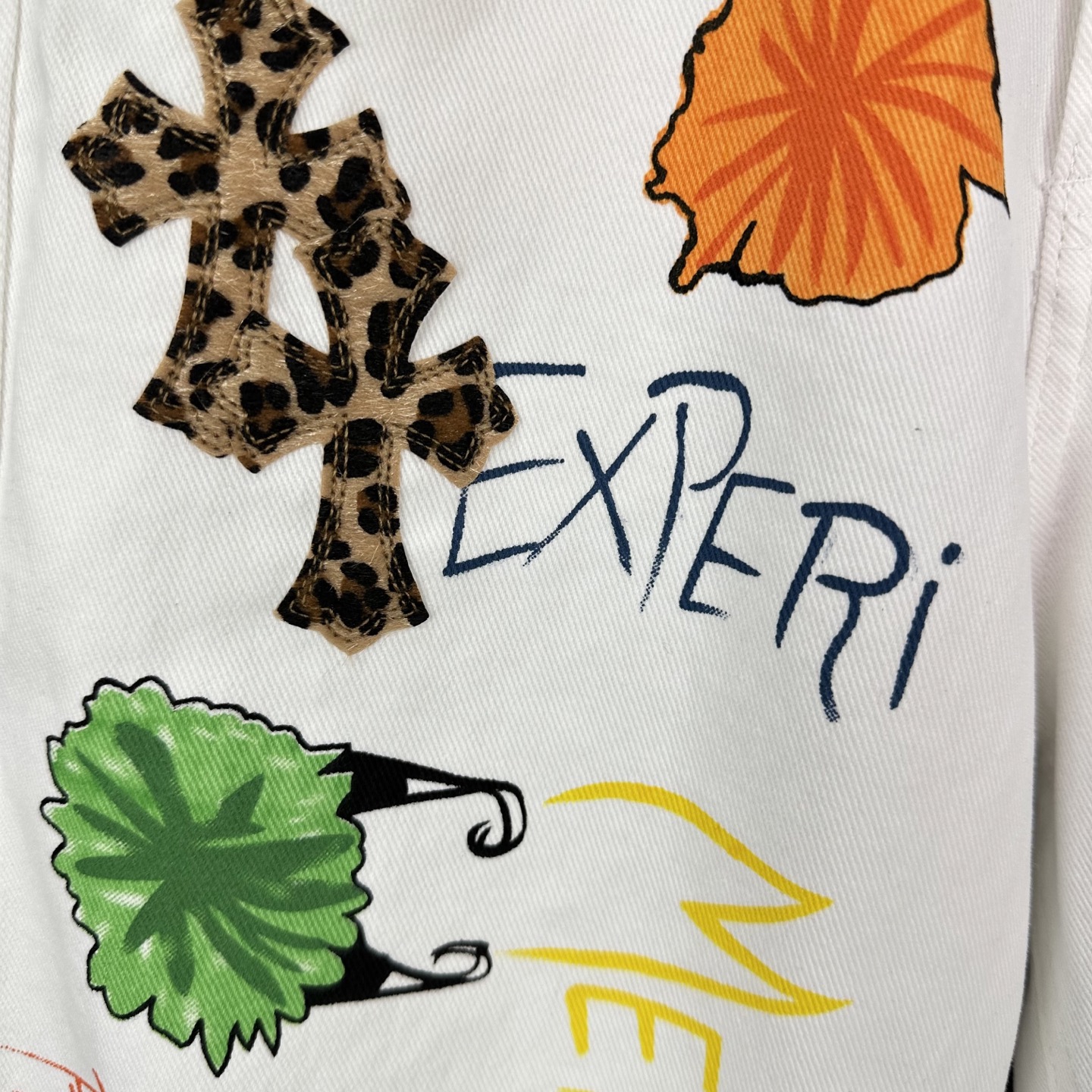 Chrome Hearts Couple Jeans White Couple Style