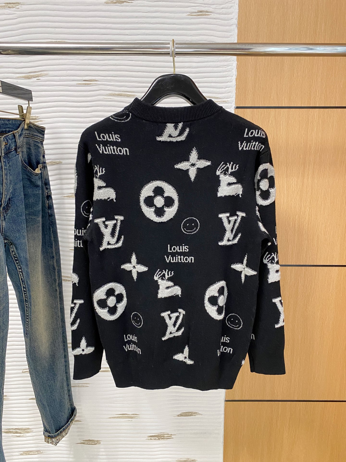 Louis Vuitton Basic Clothing Wool Loose Fit M-l-xl