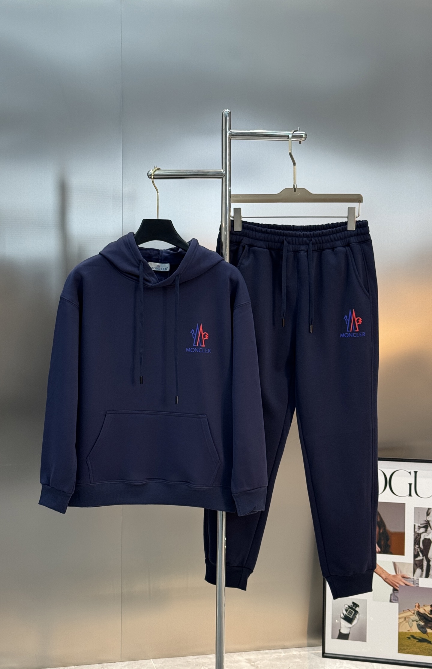 Moncler Couple Hoodie Cotton Black Hooded M-l-xl-175145