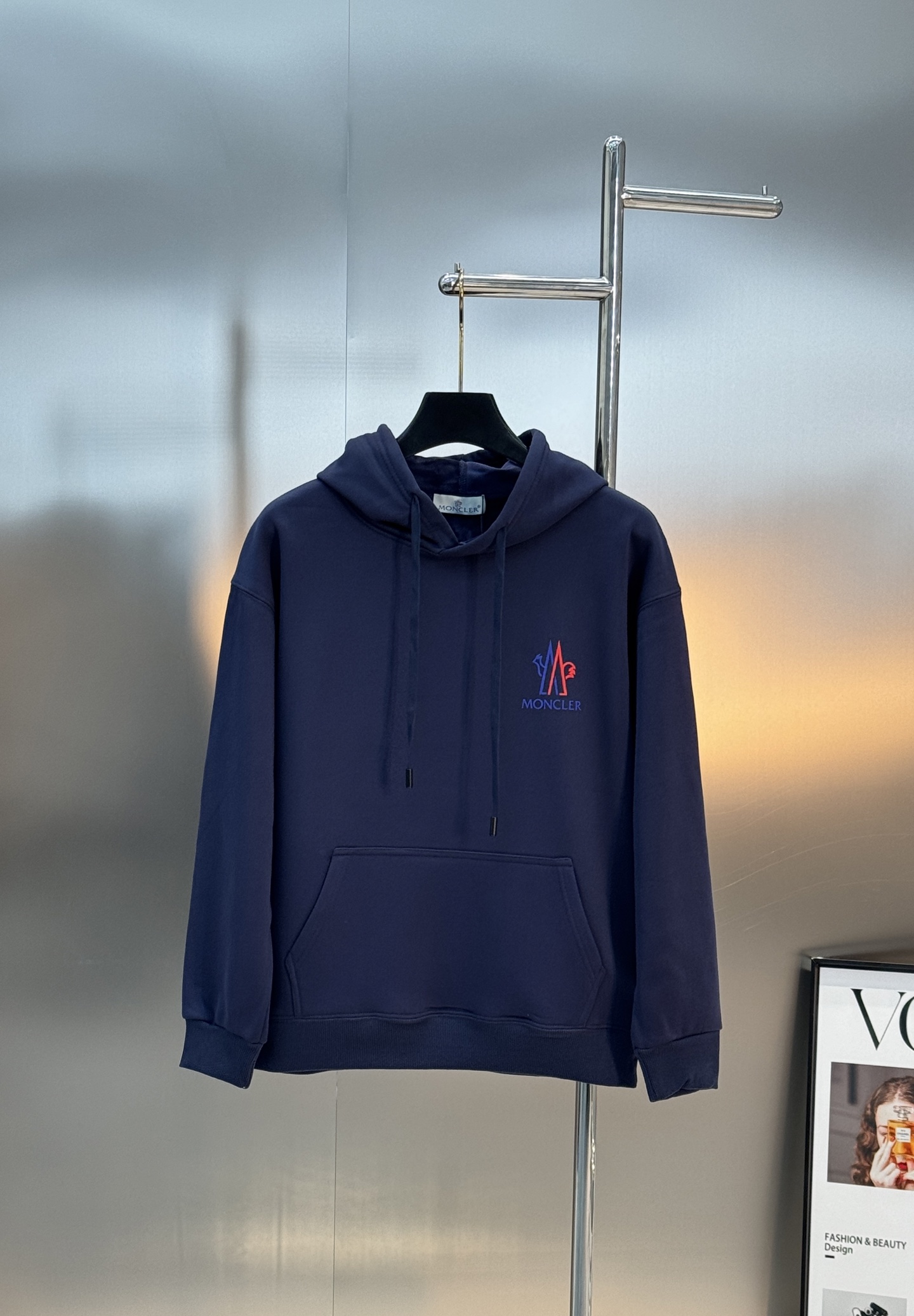 Moncler Couple Hoodie Cotton Black Hooded M-l-xl-175145