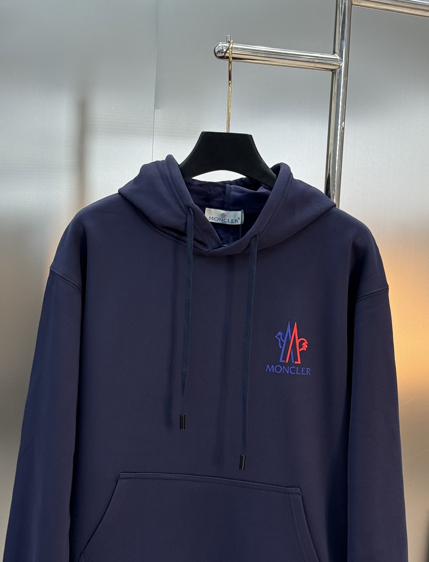 Moncler Couple Hoodie Cotton Black Hooded M-l-xl-175145